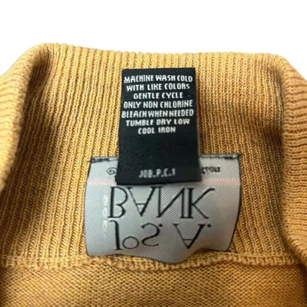 Jos A Bank Signature Collection 1/4‎ Zip Sweater Pullover Pima Cotton XL